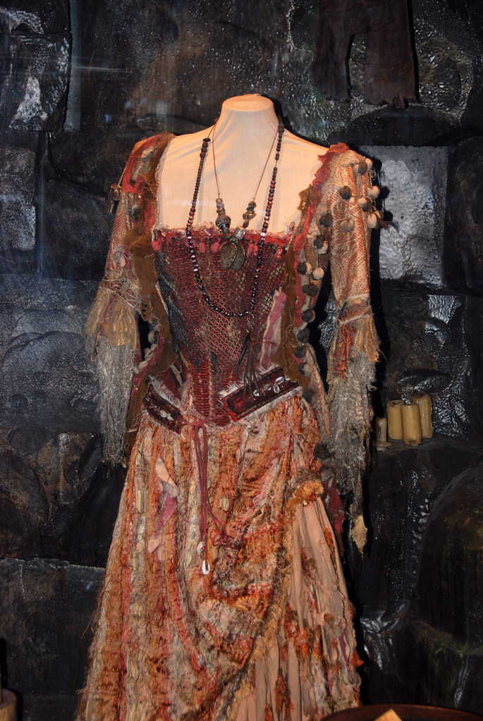 Actual dress used in the filming for Pirates of the Caribbean. 