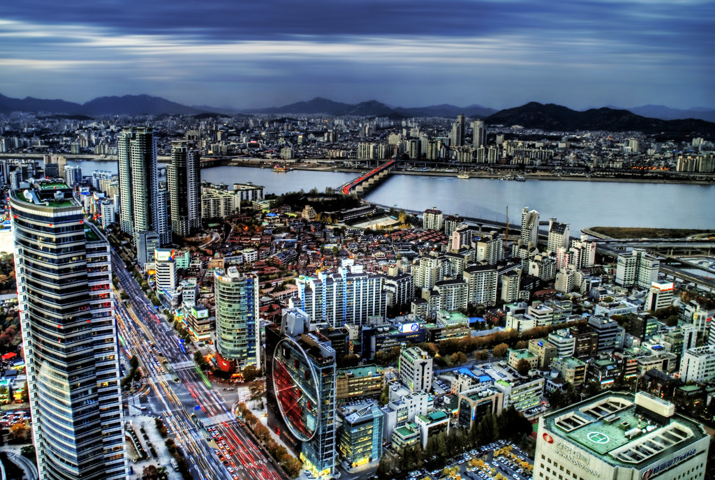 Brake Lights of Seoul by Trey Ratcliff