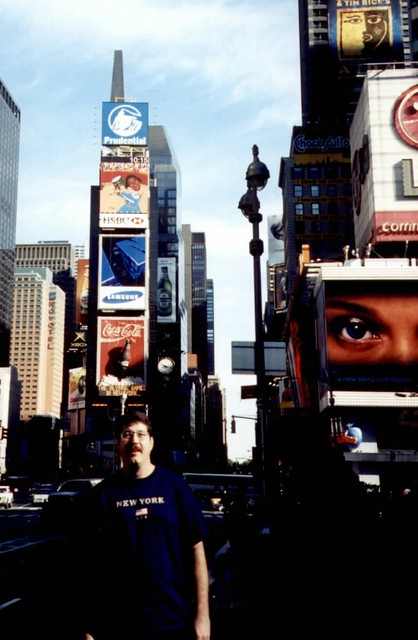 Thats me in Times Square - New York City October 2002.