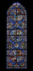 Tue, 04/06/2010 - 11:00 - Stained glass. Chartres Cathedral France 06/04/2010