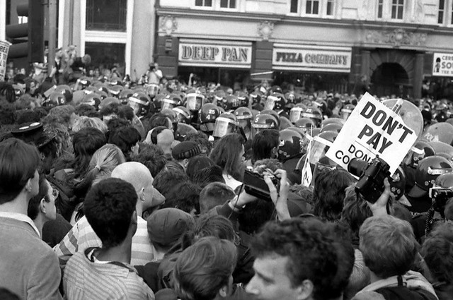 Tax Riot Trafalgar Square Poll Tax riot 1 | 31 March 1990 the beginni… | Flickr