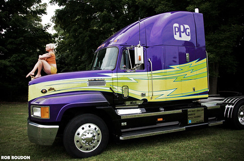 green katya truck purple semi blonde trailer pigtails mack ppg macktruck chardonroad
