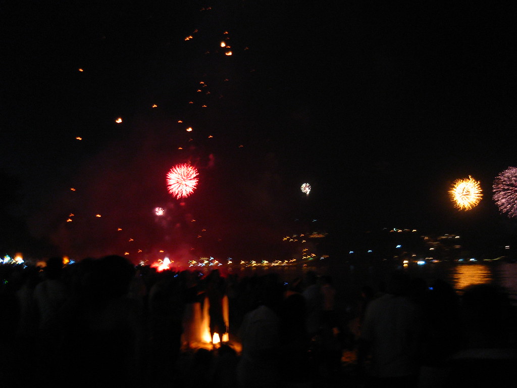 NYE Beach Fireworks