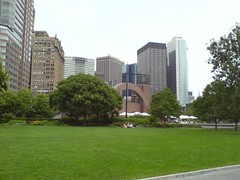 Battery Park City and financial district