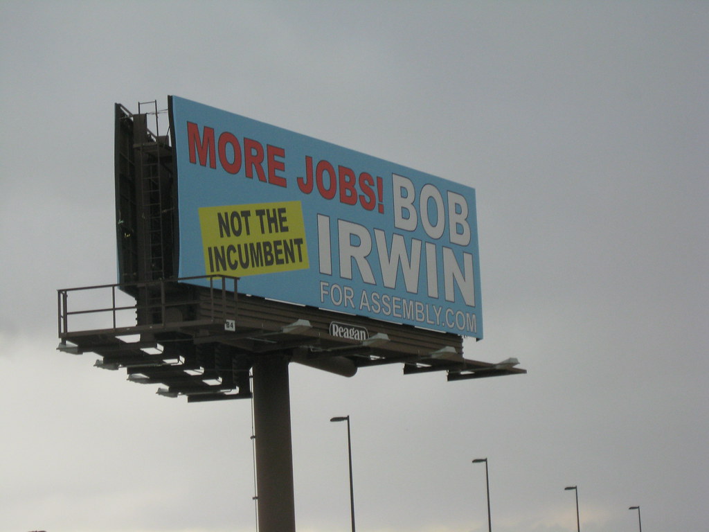 MORE JOBS! NOT THE INCUMBENT
