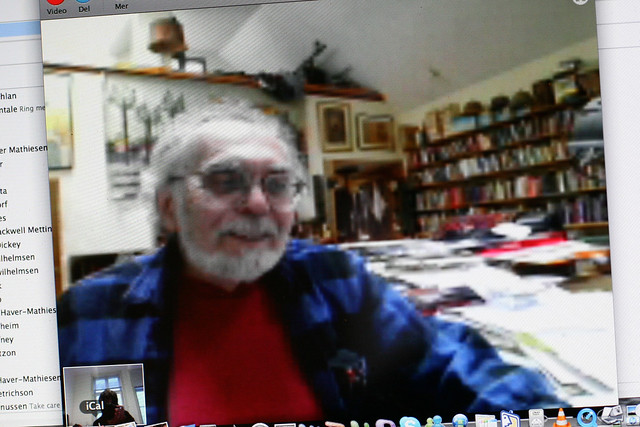 John Anthony West på Skype