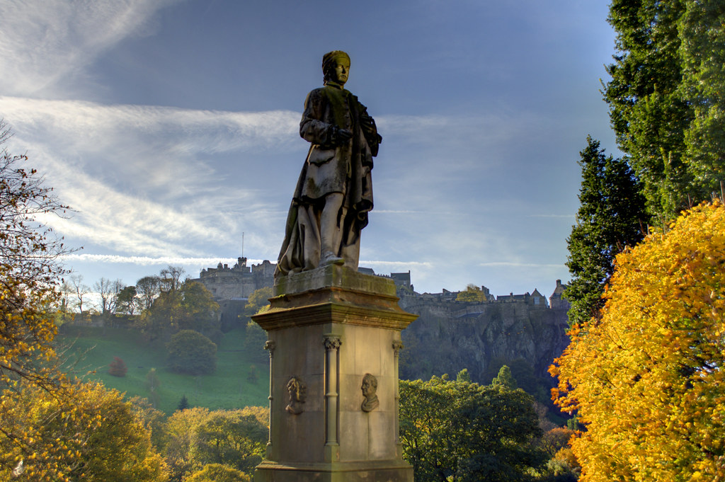 Allan Ramsay's Statue Princess Street Edinburgh | en.wikiped… | Flickr