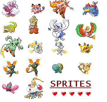 Pokemon Sprite Gallery These Are Some Splices Of Pokemon S Flickr