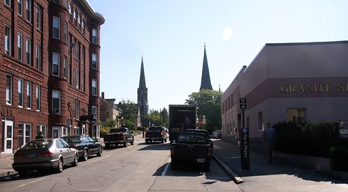 streets newhampshire manchesternh diners churchsteeples redarrowdiner