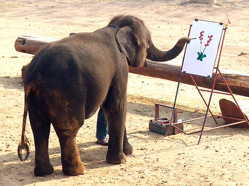 Elephant painting | by Billogs