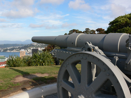 Krupp gun watching over Wellington | by helmut the horrible