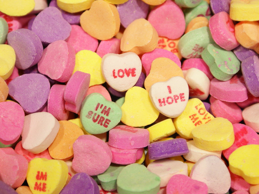 Candy Hearts Wallpapers  Top Free Candy Hearts Backgrounds   WallpaperAccess