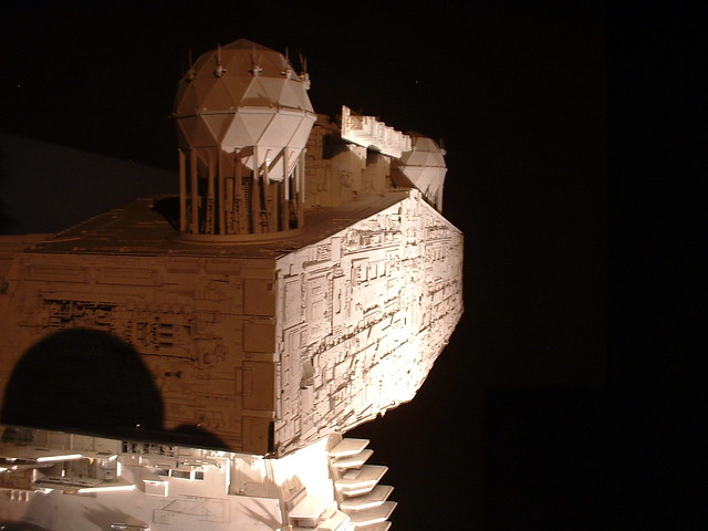 Model of Battleship at the Moviem London