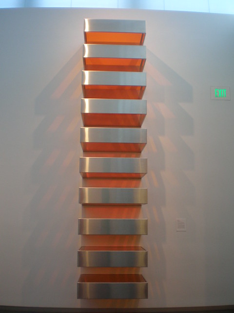 Donald Judd 1968 'Large Stack', Nelson-Atkins Museum of Art, Kansas City, Missouri