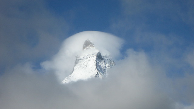 XXXX Reise durch die Schweiz : Matterhorn (VS/I - 4`478m) bei Zermatt , Kanton Wallis , Schweiz