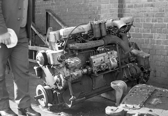 Underfloor Bus Engine Bus engine. | A Bristol BVW engine, of 8.9 litres, probably … | Flickr