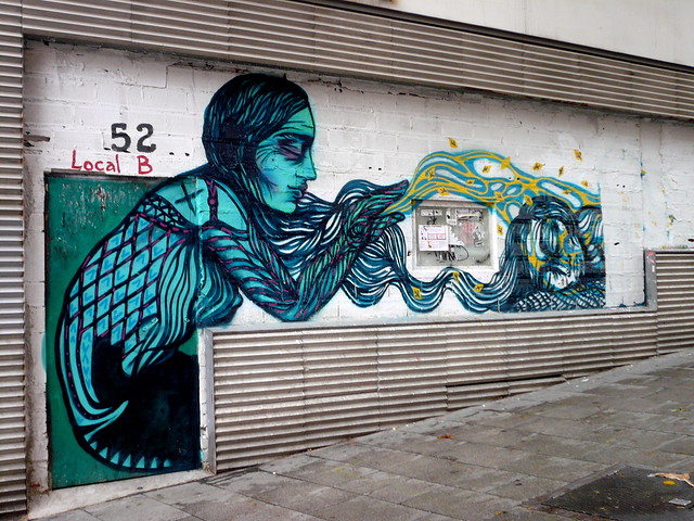 StreetArt, Madrid, Spain by Bastardilla
