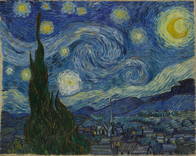 Vincent van Gogh: The starry night (1889)