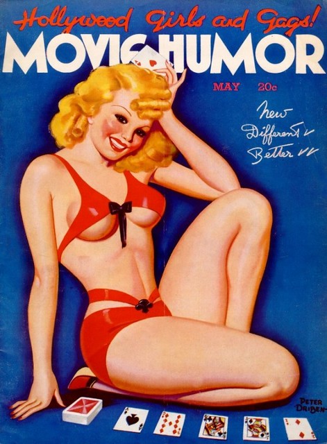 Movie Humor - 1938 05 - Peter Driben Cover Art