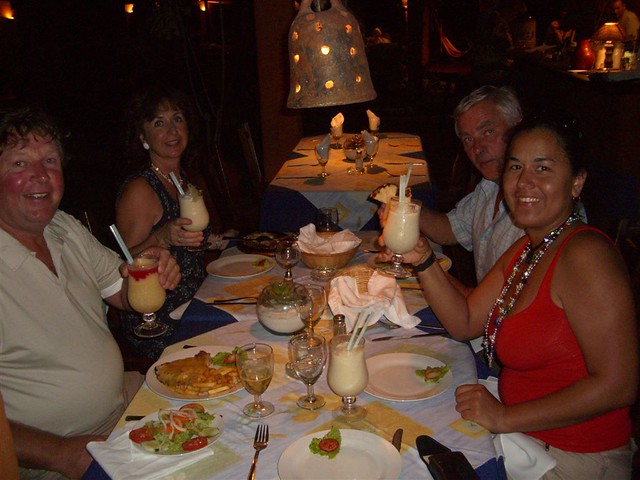 Last meal in Costa Linda Beach Hotel, Isla de Margarita