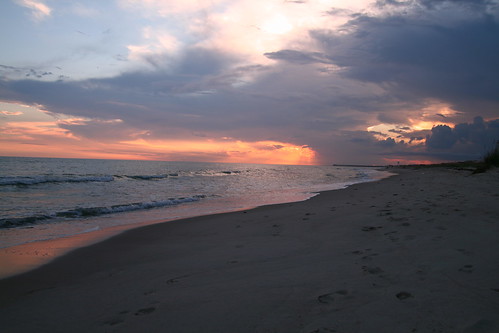 ocean sunset seascape beach water clouds landscape nc sand waves northcarolina atlantic longbeach oakisland sigma1850mmf28exdcmacro