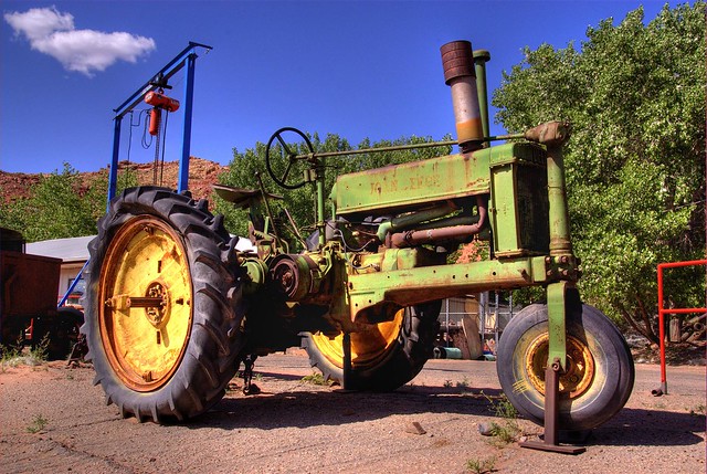 Rusty Old Tractor, Moab, Utah