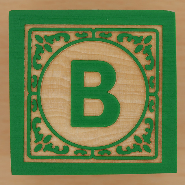 Block Letter B