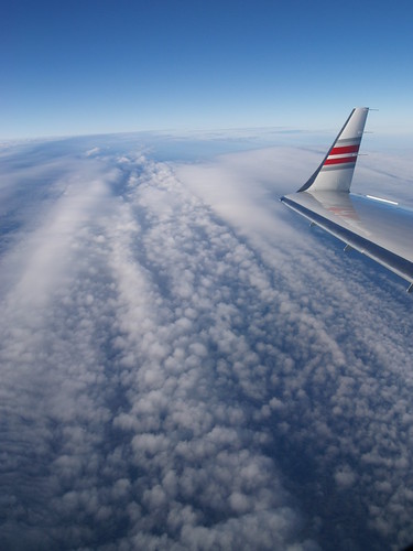 Wing and clouds. | by abac077