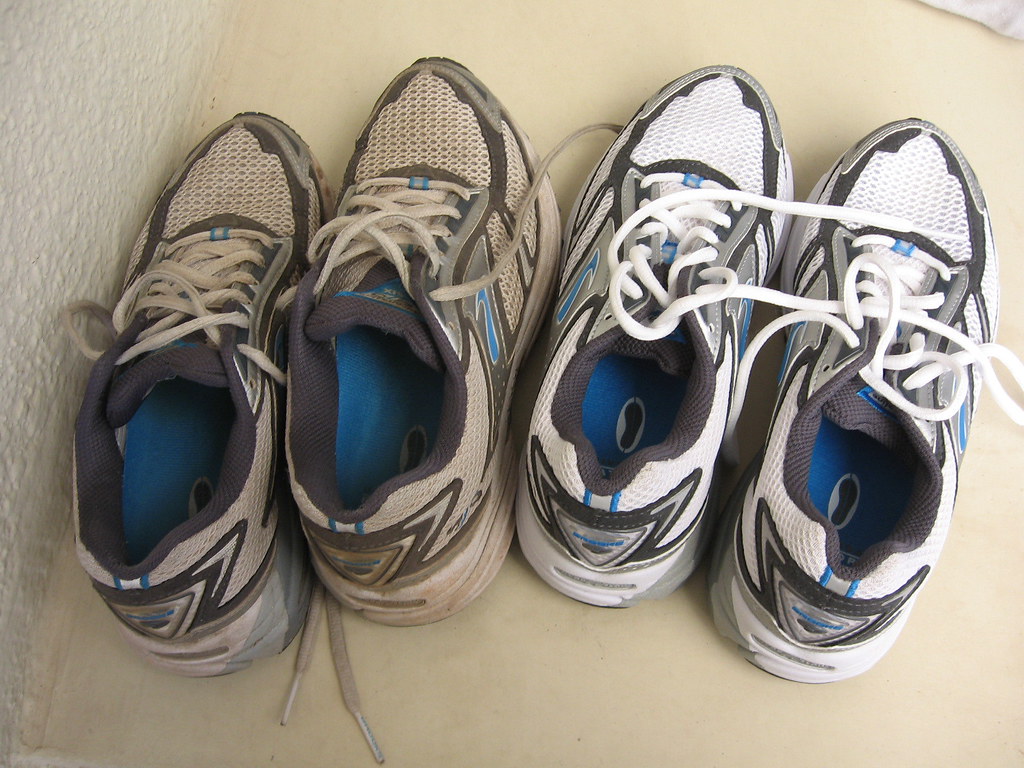 running shoes | I just swapped my old running shoes for new … | Flickr