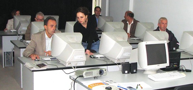 Having a test at Smartbits in Prishtina