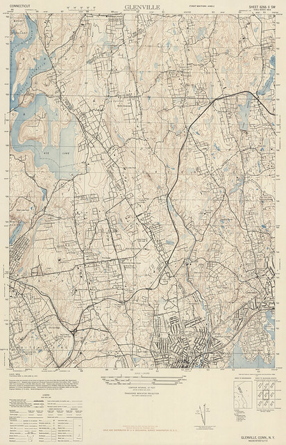 Glenville Quadrangle 1947 - USGS Topographic 1:24,000