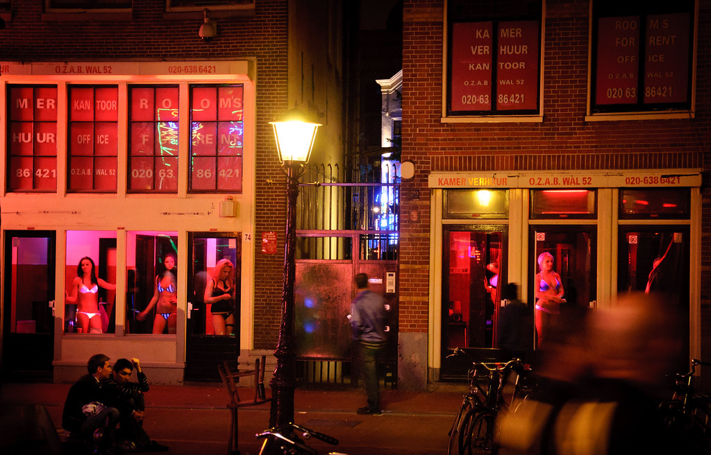 Amsterdam Red Light District - Windows.