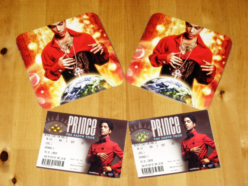 Prince: 21 Nights in London | Tickets and "free CDs" from th… | Flickr