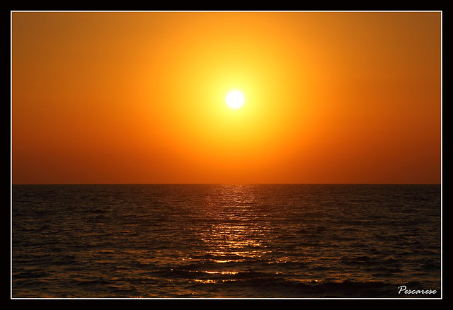 Populonia: tramonto sul golfo