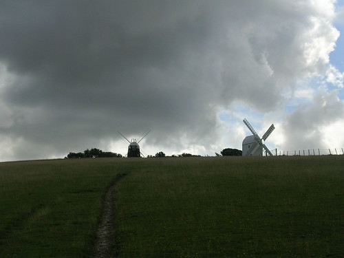 Jack and Jill Clayton windmills, Sussex