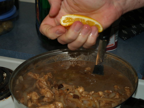Adding lemon juice