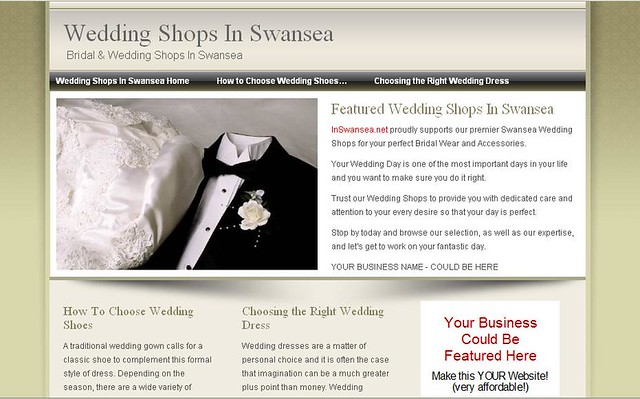 Wedding Shops in Swansea