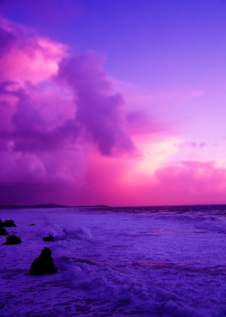 purple ocean sunset | ((brian)) | Flickr