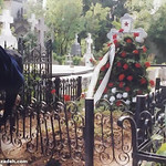 Ceaucescu's wife's grave