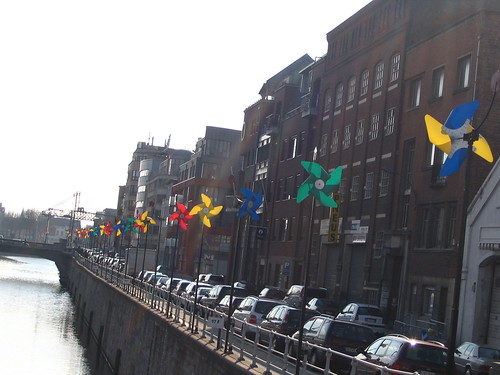 Windmills by the Canal