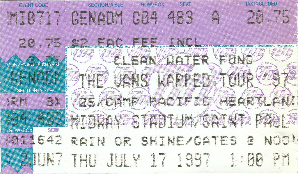 vans warped tour 1997