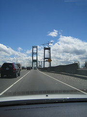 Driving on the Tacoma Narrows Bridge