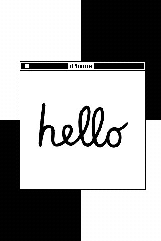 iPhone Hello | Kit Cowan | Flickr