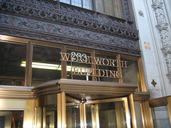 NYC - Woolworth Building - doorway
