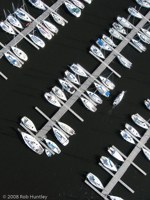 Parking Yacht - Nepean Sailing Club - Kite Aerial Photography (KAP)