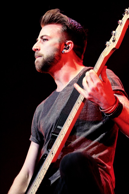 Jeremy Davis from Paramore live @ The O2 Dublin Nov. 6th