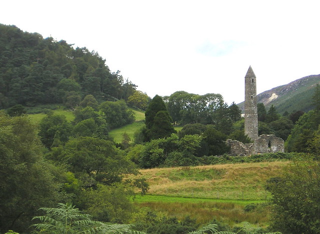 Glendalough (round tower and church)