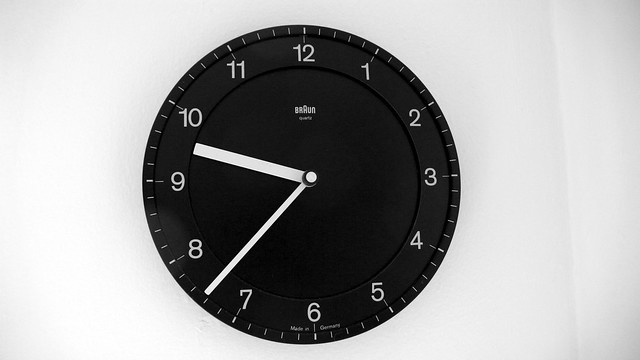 braun design wall clock by dietrich lubs