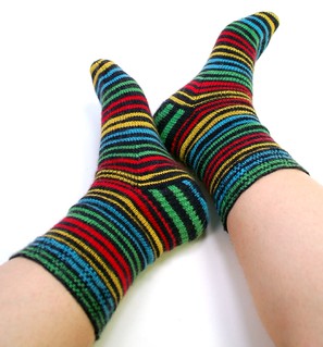 Simple-Stripey-Socks-DONE | Completed stripey socks. Pattern… | Flickr