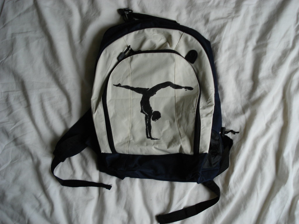 Yoga rucksack (full), Rucksack I decorated for my yoga-obse…